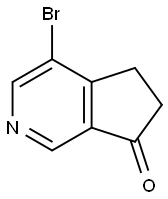 4-BROMO-5H-CYCLOPENTA[C]PYRIDIN-7(6H)-ONE(WXC07919) Structure