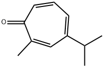 2,4,6-Cycloheptatrien-1-one,2-methyl-4-(1-methylethyl)-(9CI) Structure