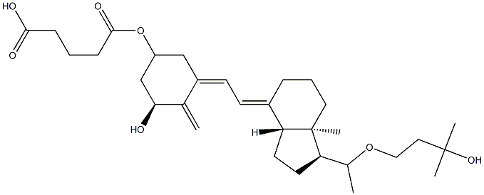 22-oxacalcitriol-3-hemiglutarate Structure