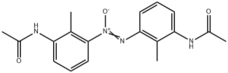 33DIACETYLAMINO22DIMETHYLAZOXYBENZENE Structure