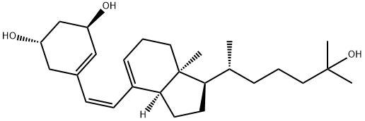 1,25-dihydroxy-19-norprevitamin D3 Structure
