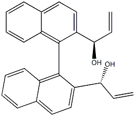 (1R,1’R)-1,1’-[(S)-[1,1’-Binaphthalene]-2,2’-diyl]bis(2-propen-1-ol) Structure