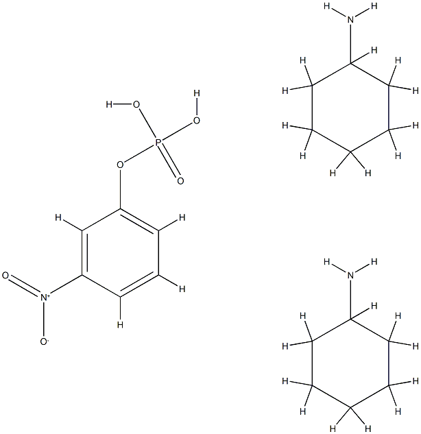 4-NITROPHENYL PHOSPHATE BIS(CYCLOHEXYL-& Structure