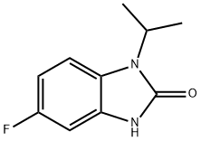 2H-Benzimidazol-2-one,5-fluoro-1,3-dihydro-1-(1-methylethyl)-(9CI) 구조식 이미지