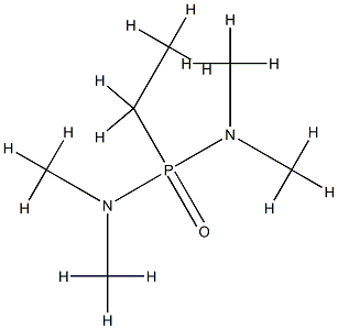 P-ethyl-N,N,N',N'-tetramethylphosphonic diamide 구조식 이미지