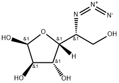 5-Azido-5-deoxy-α-D-glucofuranose 구조식 이미지