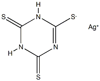 1,3,5-Triazine-2,4,6(1H,3H,5H)-trithione,silver(1+) salt (1:) Structure