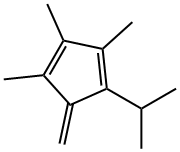 1,3-Cyclopentadiene,1,2,3-trimethyl-5-methylene-4-(1-methylethyl)-(9CI) 구조식 이미지