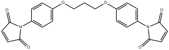 1,4-BIS(4-MALEIMIDOPHENOXY)PROPANE Structure