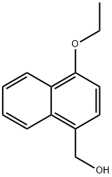 1-나프탈렌메탄올,4-에톡시-(9CI) 구조식 이미지