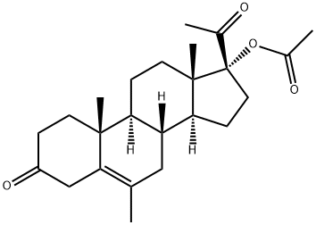 4,7-Dihydro Megestrol Acetate Structure