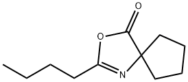3-Oxa-1-azaspiro[4.4]non-1-en-4-one,2-butyl-(8CI) 구조식 이미지