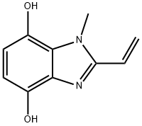 1H-Benzimidazole-4,7-diol,2-ethenyl-1-methyl-(9CI) 구조식 이미지