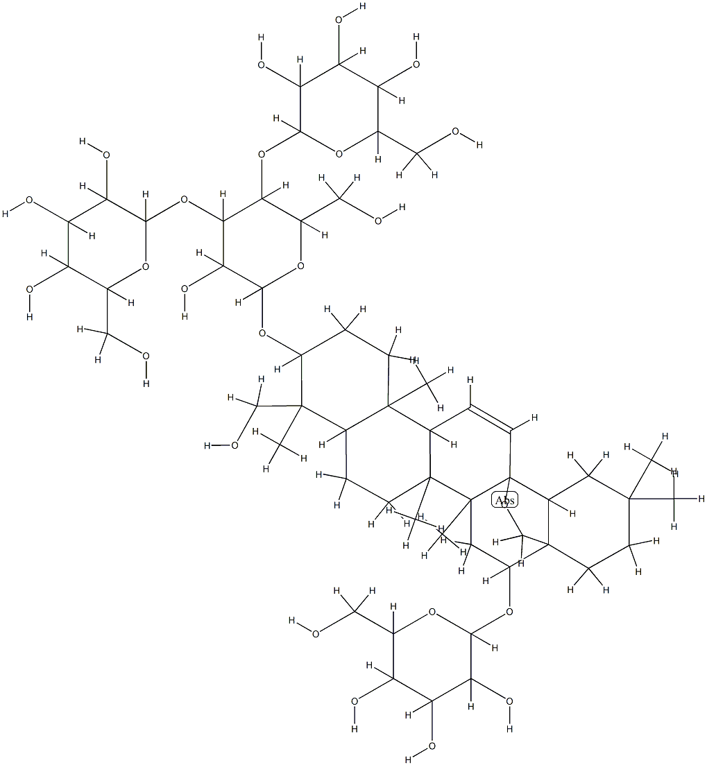 clinoposaponin VIII Structure