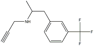 α-메틸-N-(2-프로피닐)-m-(트리플루오로메틸)벤젠에탄아민 구조식 이미지