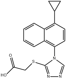 Lesinurad Impurity B 구조식 이미지