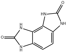 Benzo[1,2-d:3,4-d]diimidazole-2,7-dione, 1,3,6,8-tetrahydro- (9CI) 구조식 이미지