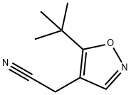 4-이속사졸아세토니트릴,5-(1,1-디메틸에틸)-(9CI) 구조식 이미지