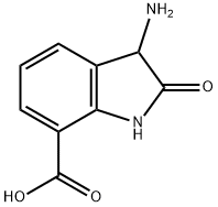 1H-Indole-7-carboxylicacid,3-amino-2,3-dihydro-2-oxo-(9CI) Structure