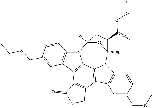 3,9-bis((ethylthio)methyl)-K-252a Structure