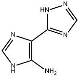 1H-Imidazol-4-amine,5-(1H-1,2,4-triazol-3-yl)-(9CI) 구조식 이미지
