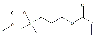 (ACRYLOXYPROPYL)METHYLSILOXANE-DIMETHYLSILOXANE COPOLYMER Structure
