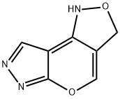 1H,3H-Pyrazolo[4,3:5,6]pyrano[4,3-c]isoxazole(9CI) 구조식 이미지