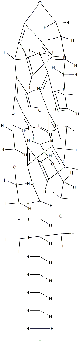 1,3-DIOCTYLOXYCALIX[4!ARENECROWN-6, 97 구조식 이미지