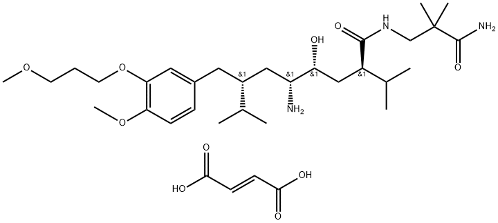 Ent-Aliskiren Fumarate (2:1) Structure