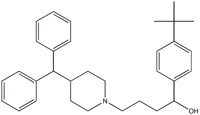 Dehydroxy Terfenadine Structure