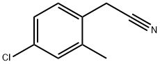 2-(4-chloro-2-methylphenyl)acetonitrile 구조식 이미지