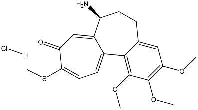 deacetylthiocolchicine hydrochloride 구조식 이미지