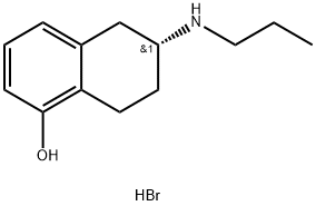 1-Naphthalenol, 5,6,7,8-tetrahydro-6-(propylaMino)- (hydrobroMide),(R)- 구조식 이미지