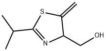 4-Thiazolemethanol,4,5-dihydro-5-methylene-2-(1-methylethyl)-(9CI) Structure