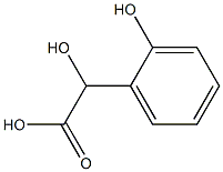 Benzeneacetic acid, a,2-dihydroxy- Structure