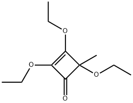 2-Cyclobuten-1-one,2,3,4-triethoxy-4-methyl-(9CI) Structure
