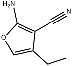 3-푸란카보니트릴,2-아미노-4-에틸-(9CI) 구조식 이미지