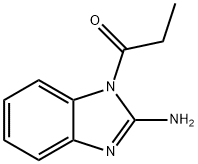 1H-Benzimidazol-2-amine,1-(1-oxopropyl)-(9CI) 구조식 이미지