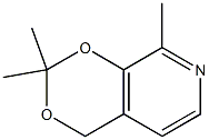 4H-1,3-Dioxino[4,5-c]pyridine,2,2,8-trimethyl-(9CI) 구조식 이미지