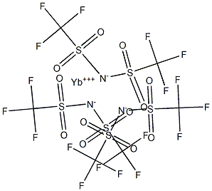 YTTERBIUM(III) TRIFLUOROMETHANESULFONIM& 구조식 이미지