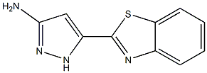 1H-Pyrazol-3-amine,5-(2-benzothiazolyl)-(9CI) 구조식 이미지