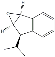 6H-Indeno[1,2-b]oxirene,1a,6a-dihydro-6-(1-methylethyl)-,[1aS-(1aalpha,6bta,6aalpha)]-(9CI) 구조식 이미지