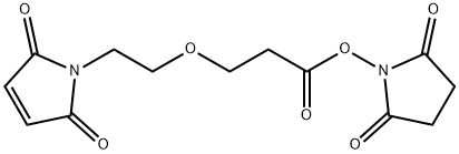 Mal-PEG1-NHS ester 구조식 이미지