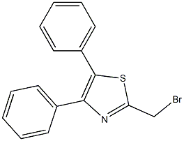 2-Bromomethyl-4,5-diphenylthiazole, 97% 구조식 이미지