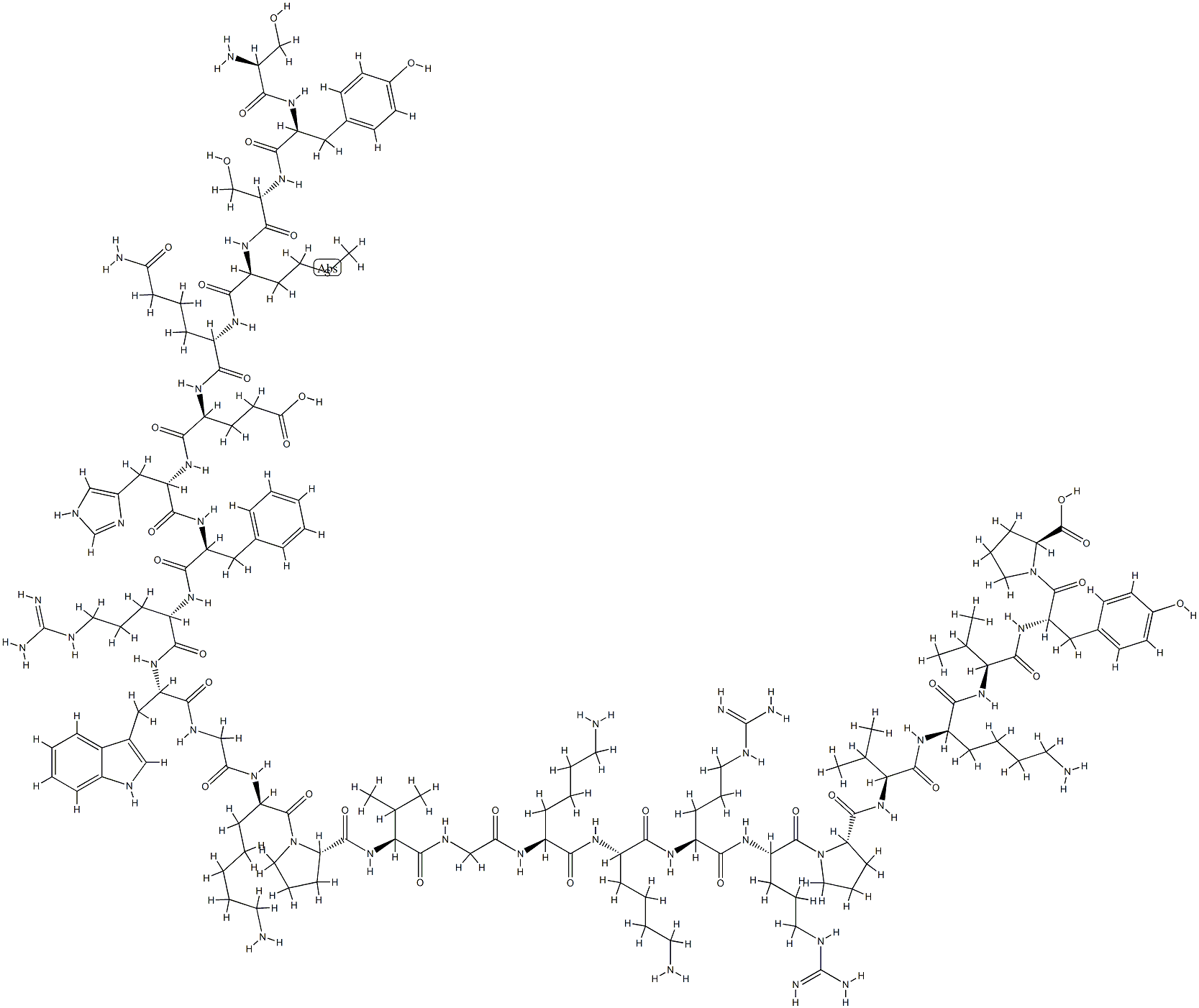 Endo-4a-Glu-ACTH (1-24) (human, bovine, rat) 구조식 이미지