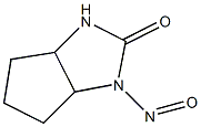 2(1H)-Cyclopentimidazolone,hexahydro-1-nitroso-(8CI,9CI) 구조식 이미지