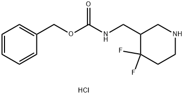 Benzyl ((4,4-Difluoropiperidin-3-Yl)Methyl)Carbamate Hydrochloride(WX601423) Structure