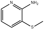 2-피리딘아민,3-(메틸티오)-(9CI) 구조식 이미지