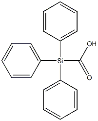 Silanecarboxylic acid,triphenyl- (6CI,8CI,9CI) Structure