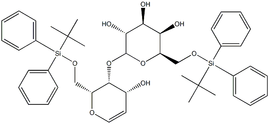 6 6'-DI-O-(TERT-BUTYLDIPHENYLSILYL)-D- Structure